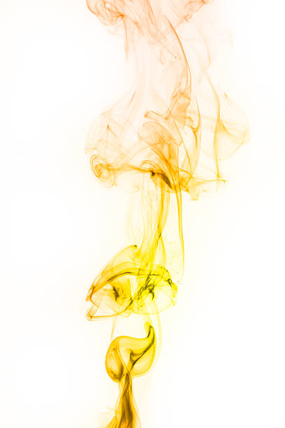 istock colorful smoke of Joss stick 519328851