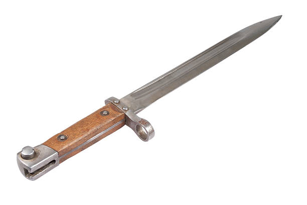 istock ww1 period bayonet isolated on white background 519329003