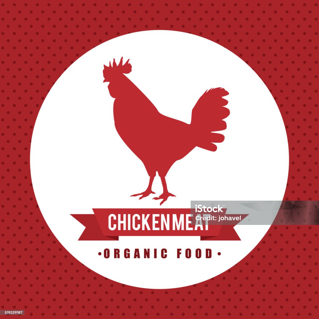 chicken meat design chicken meat graphic design , vector illustration Chicken - Bird stock vector