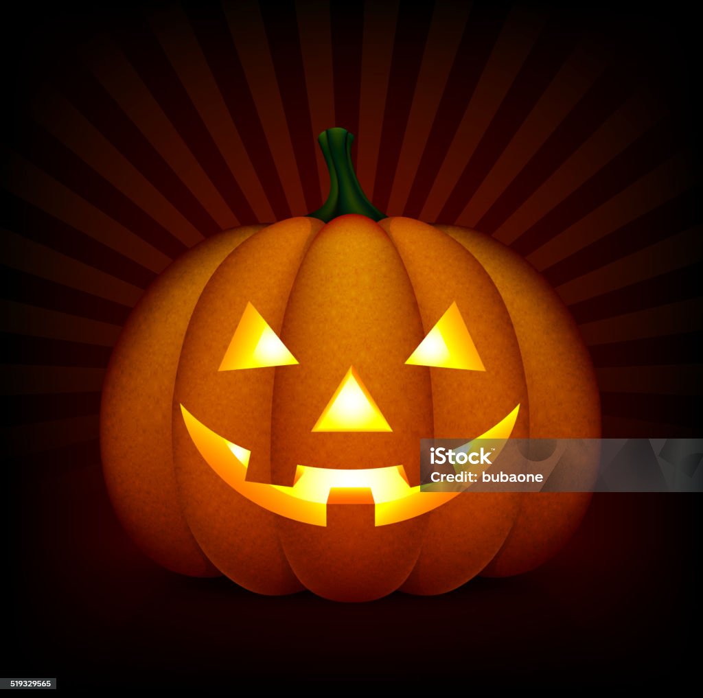 Halloween calabaza cara de arte vectorial libre de derechos - arte vectorial de Alimento libre de derechos