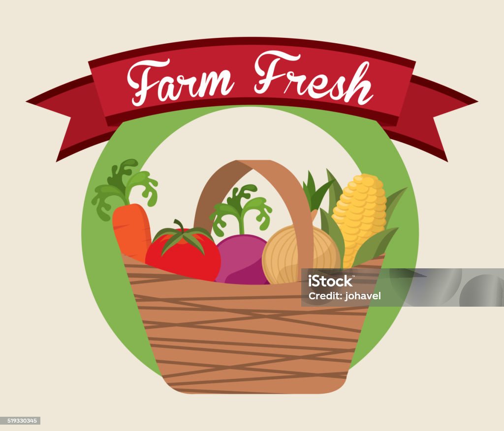 Farm Fresh Vector Farm Fresh Stock Illustration - Download Image Now - Agricultural Field ...