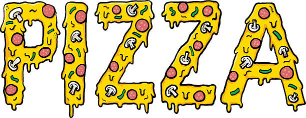 Pizza vector art illustration
