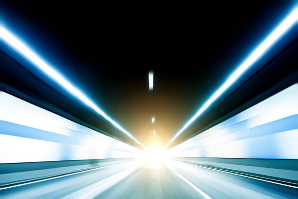 istock Urban highway traffic at night 519334226