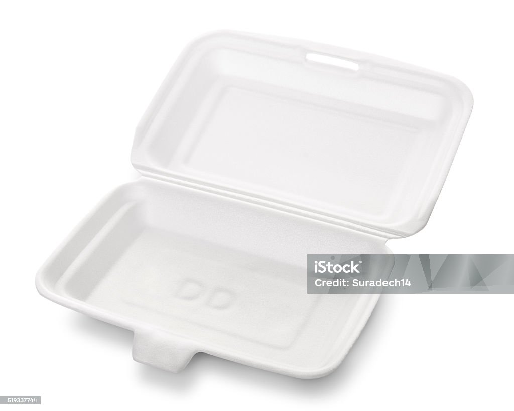 Styrofoam Container Empty Empty Styrofoam Box Isolated Stock Photo - Download Image Now - Blank ...