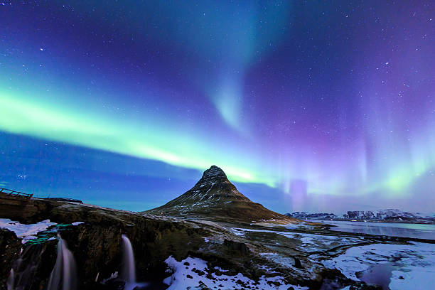 istock Kirkjufell and Aurora in Iceland. 519340720