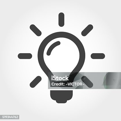 istock Light Bulb Icon - Iconic Series 519344762