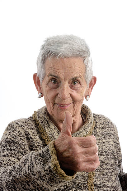istock Ok sign and senior woman 519358678