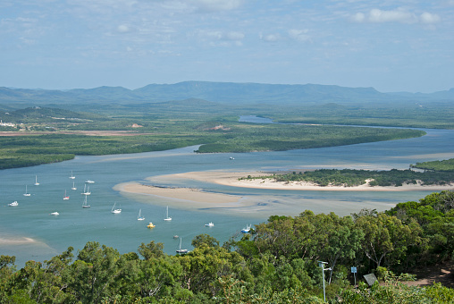 Landscape around Cooktown from the vantage point
