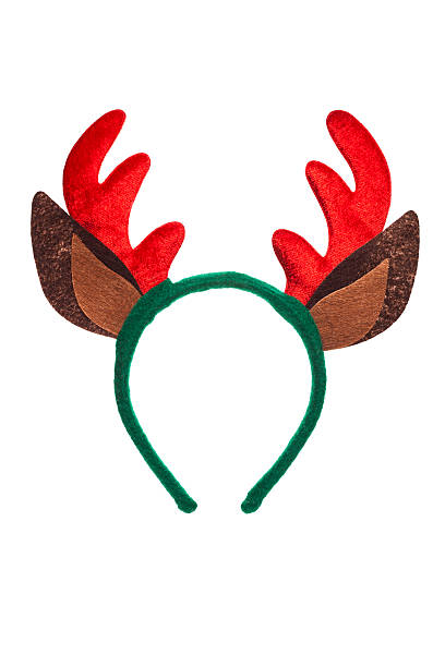 istock santa reindeer horns 519359473