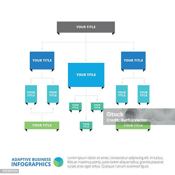 Horizontal Tree Diagram Template Stock Illustration - Download Image ...