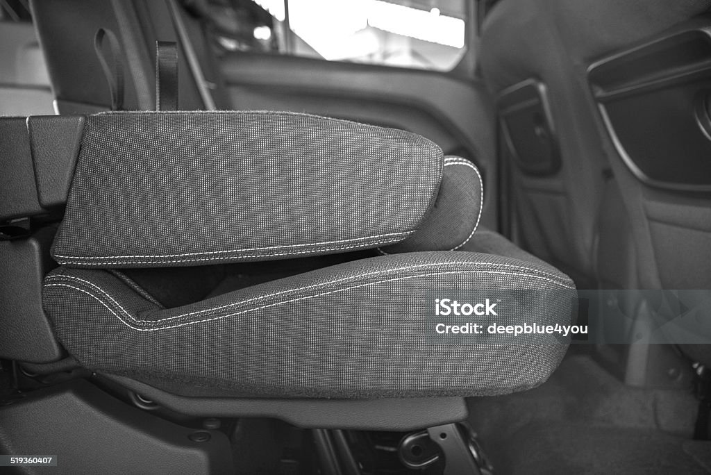 Flexible rear Seat in van modern car seat Car Stock Photo