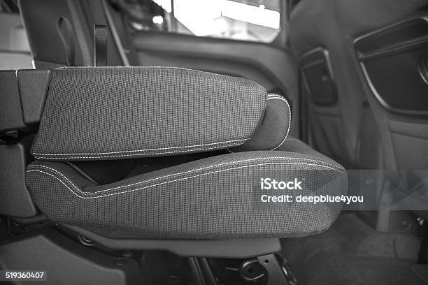 Flexible Rear Seat In Van Stock Photo - Download Image Now - Car, Car Interior, Gray Color