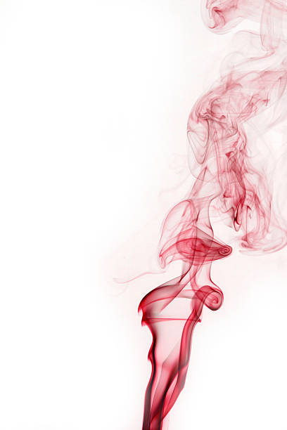 istock colorful smoke of Joss stick 519360453