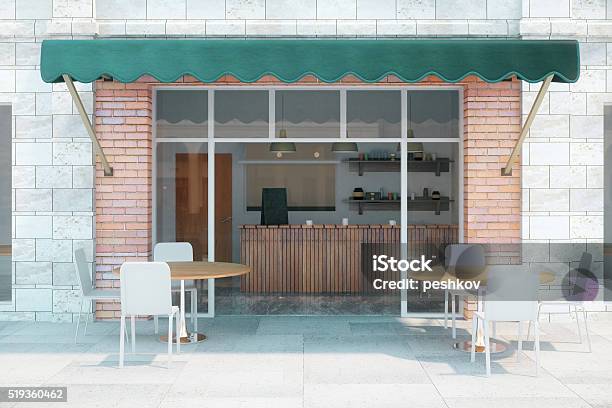 Cafe Exterior Front Stock Photo - Download Image Now - Store, Restaurant, Cafe