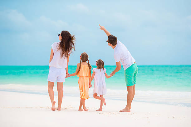 istock Young family on beach vacation 519360626