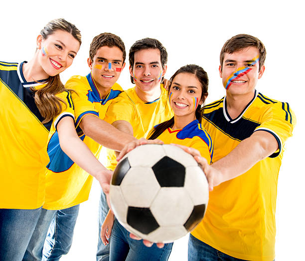 istock Colombian soccer fans 519361051
