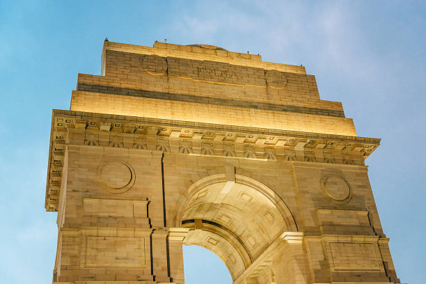 istock India Gate in New Dehli at dusk 519361119