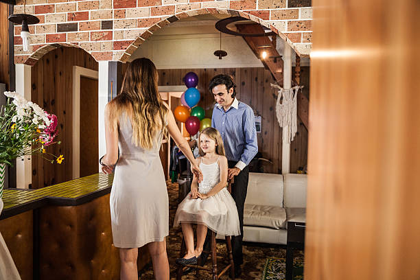 istock Family going to a party together 519361754
