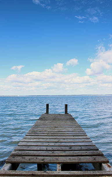 istock Wooden Pier on a sunny day 519362167