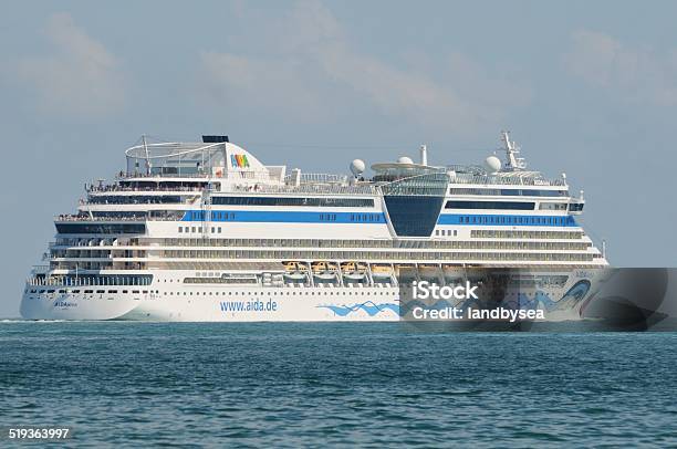 The Aidaluna Heads To Sea Stock Photo - Download Image Now - Cape Canaveral, Commercial Dock, Cruise - Vacation