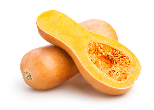 butternut squash isolated