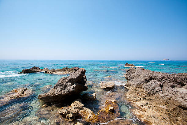 istock Beach and seaside by the rocks 519365949