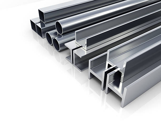 istock 3d illustrations square metal tubes and profiles isolated on whi 519369424