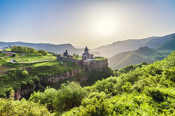 Ancient monastery. Tatev. Armenia stock photo