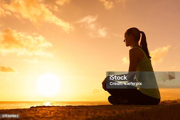 Relaxation Moment Stock Photo - Download Image Now - Mental Wellbeing, Meditating, Mindfulness