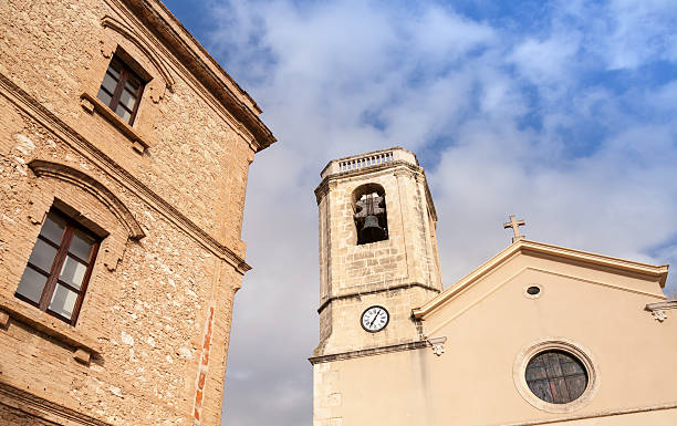 istock Esglesia de Calafell - Catholic cathedral in old town 519383269