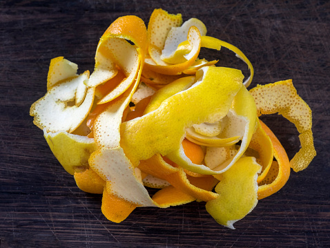 Orange and lemon zest ready to cook