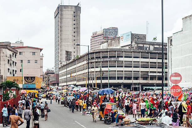 istock African city. Lagos, Nigeria. 519389770