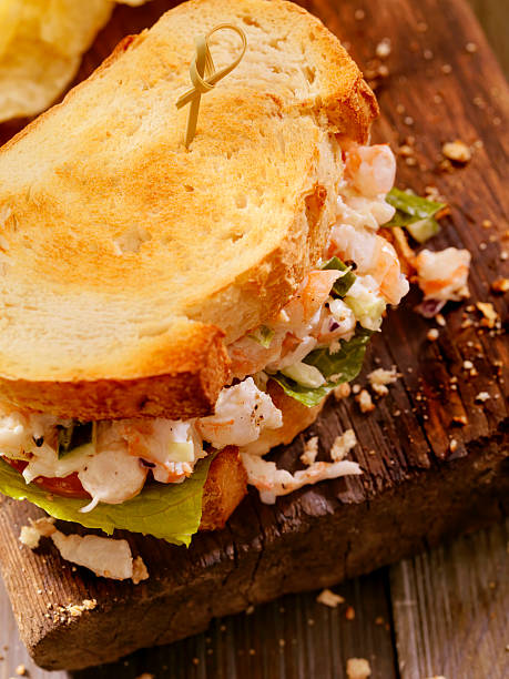 istock Toasted Seafood Salad Sandwich 519391338