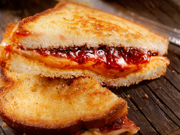 Grilled Peanut Butter and Jelly Sandwich