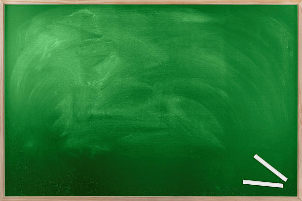 em branco verde chalkboard - blackboard back to school green picture frame - fotografias e filmes do acervo