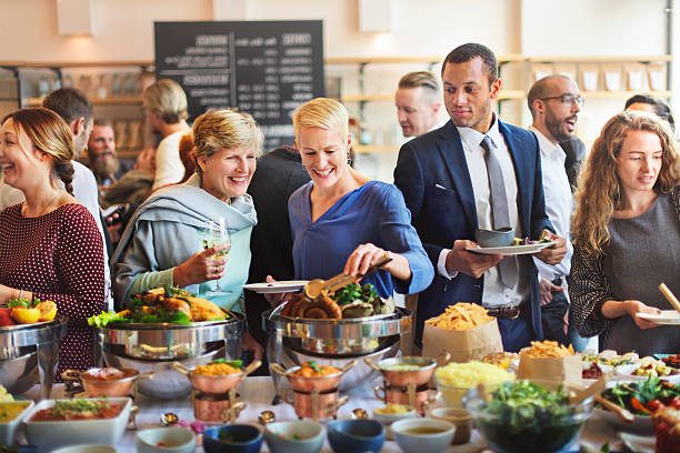 Brunch Choice Crowd Dining Food Options Eating Concept