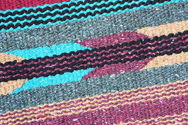 istock Navajo Blanket Rug Fabric Design 519403849