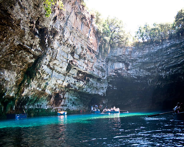 View of Melissani Lake, Kefalonia - Greece