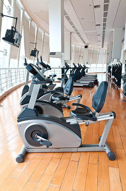 istock Sport equipment in the gym 519410285