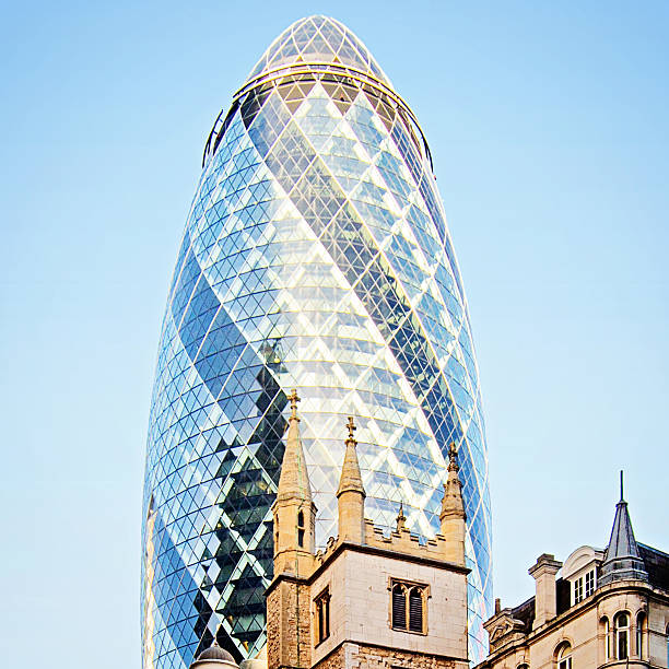 istock Futuristic Architecture of Gherkin Building, London 519420366