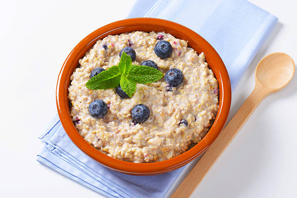 istock Whole grain oat porridge 519429270