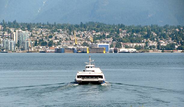 istock North Vancouver cityscape and sea bus. 519432068