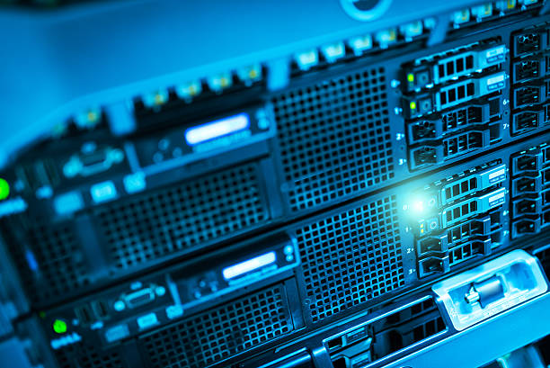 istock Storage servers in data room Domestic Room 519432642
