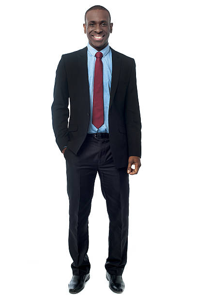 istock Happy businessman isolated on white 519434631