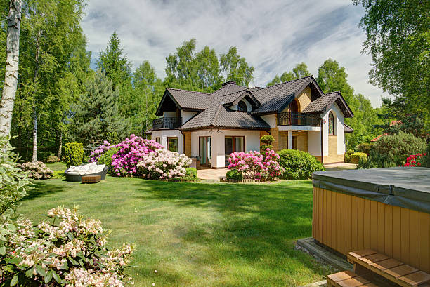 istock Recreational area with large lawn 519434732