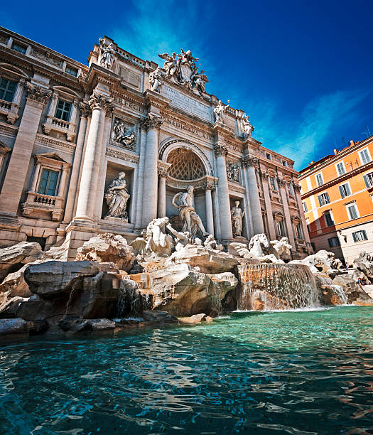 Trevi Fountain is an iconic symbol of Imperial Rome. It is one of Rome's most popular tourist attractions.