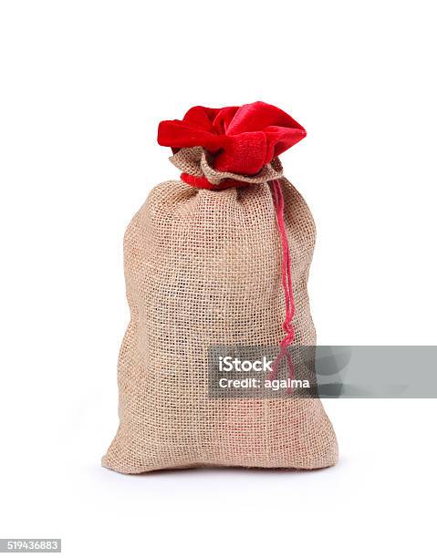 Santas Sack Stock Photo - Download Image Now - Sack, Santa Claus, Bag