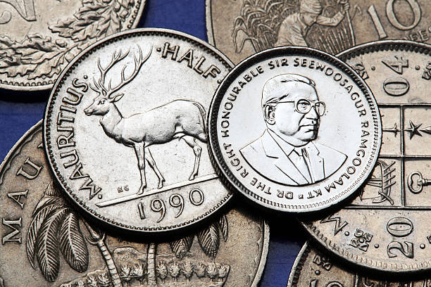 istock Coins of Mauritius 519437925