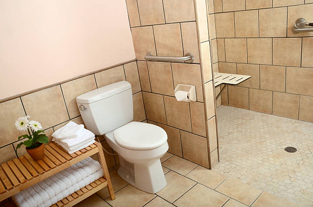 Handicap Accessible Bathroom stock photo