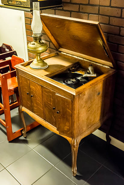 istock Wood Old Antique Record Player 519439107